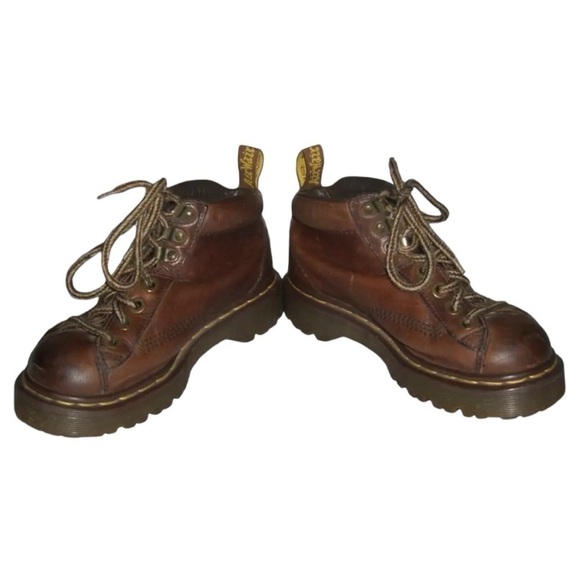 Dr Martens Boots Vintage 90's Brown Doc Grunge Indie Alt Chunky Whimsygoth y2k 6 - Picture 4 of 16